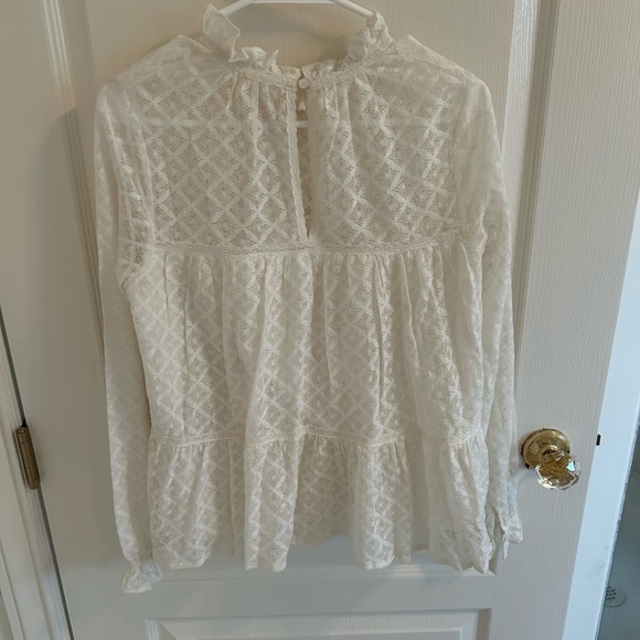 Sezane Size 36 (US 4) Lace Blouse - Picture 2 of 5